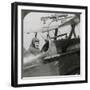 Sopwith Scout with Photographic Gun Mounted on the Upper Wing, World War I, 1914-1918-null-Framed Premium Photographic Print