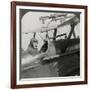 Sopwith Scout with Photographic Gun Mounted on the Upper Wing, World War I, 1914-1918-null-Framed Photographic Print
