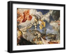 Soranzo Leading Venetians to Victory over Argenta-Jacopo Robusti-Framed Giclee Print