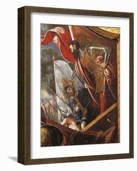 Soranzo Leading Venetians to Victory over Argenta-Jacopo Robusti-Framed Giclee Print