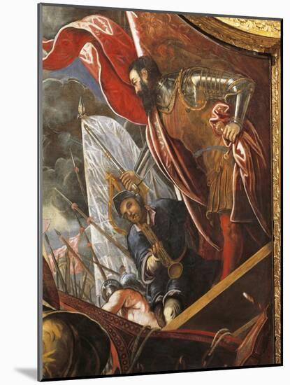 Soranzo Leading Venetians to Victory over Argenta-Jacopo Robusti-Mounted Giclee Print