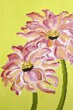White Flower on Ochre-Soraya Chemaly-Giclee Print