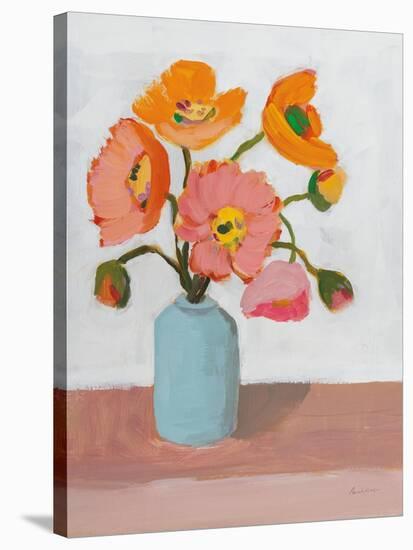 Sorbet Poppies II-Pamela Munger-Stretched Canvas