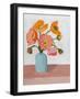 Sorbet Poppies II-Pamela Munger-Framed Art Print