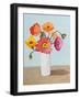 Sorbet Poppies III-Pamela Munger-Framed Art Print