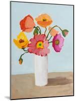 Sorbet Poppies III-Pamela Munger-Mounted Art Print
