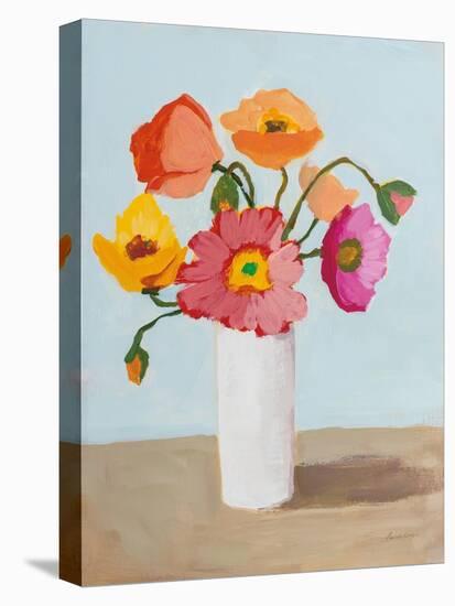 Sorbet Poppies III-Pamela Munger-Stretched Canvas