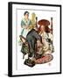 "Sore Throat,"November 22, 1930-Joseph Christian Leyendecker-Framed Giclee Print