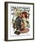 "Sore Throat," Saturday Evening Post Cover, November 22, 1930-Joseph Christian Leyendecker-Framed Giclee Print