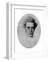 Soren Kierkegaard, Danish Philosopher and Theologian, C1840-Niels Christian Kierkegaard-Framed Giclee Print