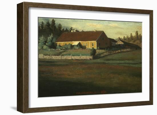 SorenskivergArden in Setesdal-Erik Theodor Werenskiold-Framed Giclee Print