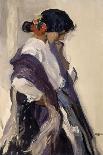 Marian in the Gardens, La Granja, 1907, Oil on canvas-Sorolla Joaquin-Giclee Print