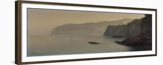 Sorrente, falaises grises-Henry Brokman-Framed Premium Giclee Print