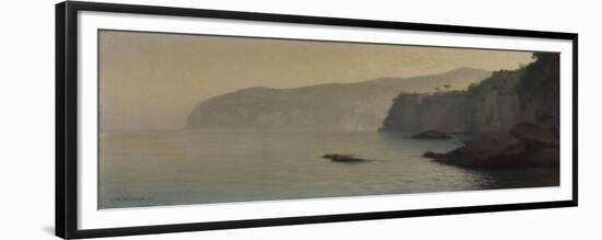 Sorrente, falaises grises-Henry Brokman-Framed Premium Giclee Print