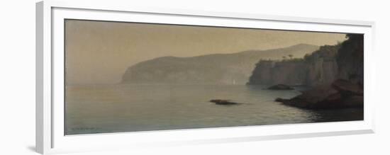 Sorrente, falaises grises-Henry Brokman-Framed Premium Giclee Print