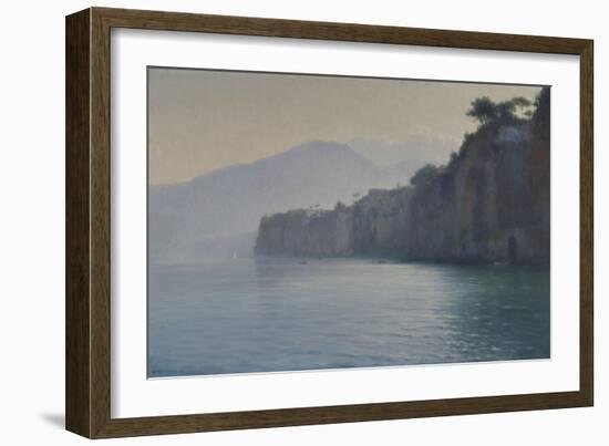 Sorrente, vue générale, côte argentée-Henry Brokman-Framed Giclee Print