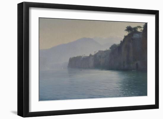 Sorrente, vue générale, côte argentée-Henry Brokman-Framed Giclee Print