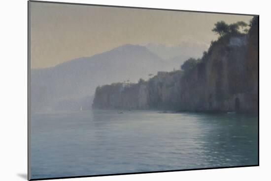 Sorrente, vue générale, côte argentée-Henry Brokman-Mounted Giclee Print