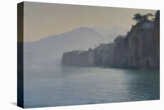 Sorrente, vue générale, côte argentée-Henry Brokman-Stretched Canvas