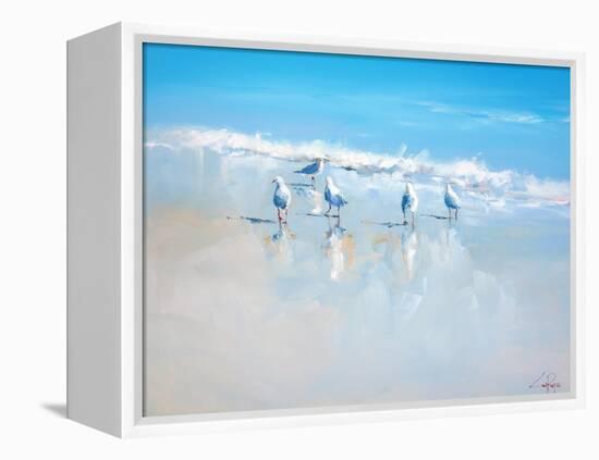 Sorrento Gulls-Craig Trewin Penny-Framed Stretched Canvas