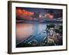 Sorrento, Italy: a Vibrant Sunset over the Classic Amalfi Coastal City-Ian Shive-Framed Photographic Print