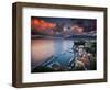 Sorrento, Italy: a Vibrant Sunset over the Classic Amalfi Coastal City-Ian Shive-Framed Photographic Print