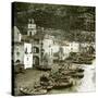 Sorrento (Italy), the Beach, Circa 1860-Leon, Levy et Fils-Stretched Canvas