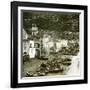 Sorrento (Italy), the Beach, Circa 1860-Leon, Levy et Fils-Framed Photographic Print