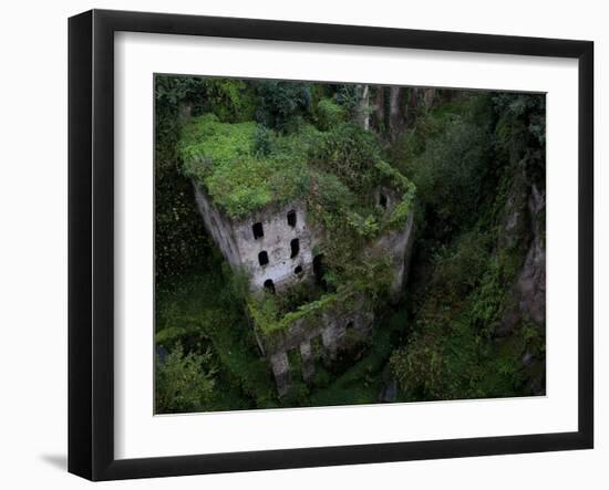 Sorrento, Italy: the Old Mill Located Near the Heart of Sorrento.-Ian Shive-Framed Photographic Print