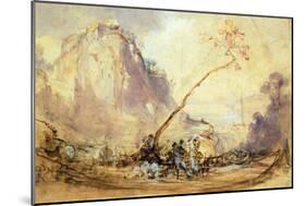 Sorrento Landscape, Ca 1848-Giacinto Gigante-Mounted Giclee Print