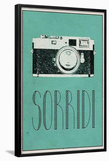 Sorridi (Italian -  Smile)-null-Framed Poster