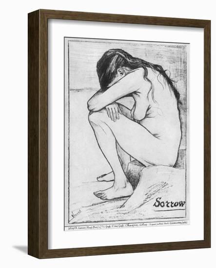 Sorrow, 1882-Vincent van Gogh-Framed Giclee Print