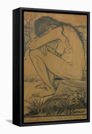 Sorrow, c.1882-Vincent van Gogh-Framed Stretched Canvas