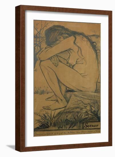 Sorrow, c.1882-Vincent van Gogh-Framed Giclee Print