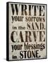 Sorrows in Sand-Karen Williams-Framed Stretched Canvas