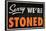 Sorry We're Stoned-null-Framed Poster