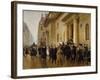 Sortie du lycée Condorcet-Jean Béraud-Framed Giclee Print