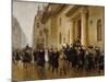 Sortie du lycée Condorcet-Jean Béraud-Mounted Giclee Print