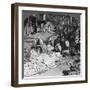 Sorting and Packing Daikon (Japanese Radishe) on the Waterfront, Atami, Japan, 1906-HC White-Framed Giclee Print