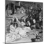 Sorting and Packing Daikon (Japanese Radishe) on the Waterfront, Atami, Japan, 1906-HC White-Mounted Giclee Print