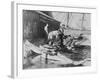 Sorting Whale Blubber-null-Framed Photographic Print