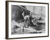 Sorting Whale Blubber-null-Framed Photographic Print