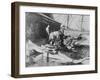 Sorting Whale Blubber-null-Framed Photographic Print