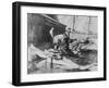 Sorting Whale Blubber-null-Framed Photographic Print