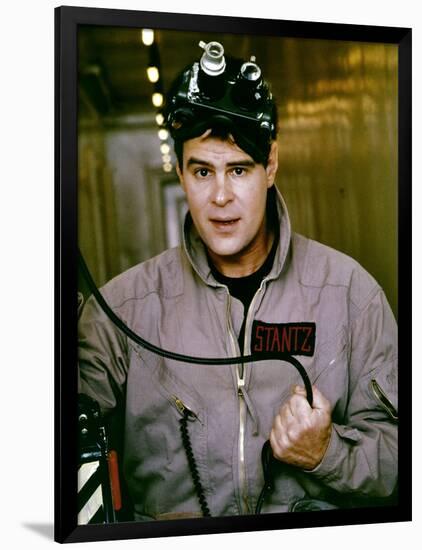 SOS Fantomes Ghostbusters by IvanReitman with Dan Aykroyd, 1984 (photo)-null-Framed Photo