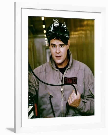 SOS Fantomes Ghostbusters by IvanReitman with Dan Aykroyd, 1984 (photo)-null-Framed Photo