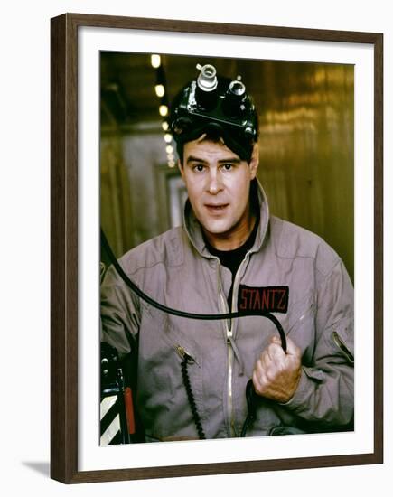 SOS Fantomes Ghostbusters by IvanReitman with Dan Aykroyd, 1984 (photo)-null-Framed Photo