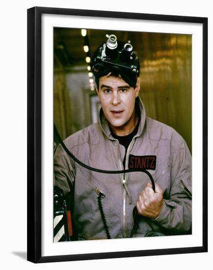 SOS Fantomes Ghostbusters by IvanReitman with Dan Aykroyd, 1984 (photo)-null-Framed Photo