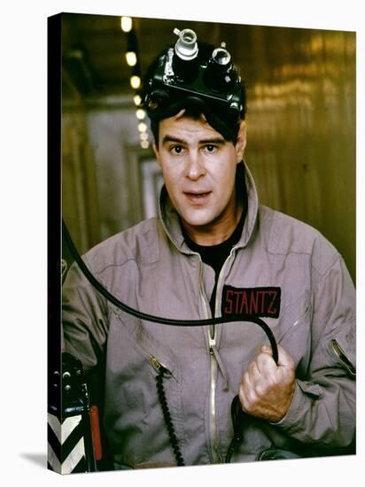 SOS Fantomes Ghostbusters by IvanReitman with Dan Aykroyd, 1984 (photo)-null-Stretched Canvas