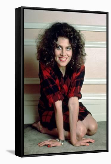 SOS Fantomes Ghostbusters by IvanReitman with Sigourney Weaver, 1984 (photo)-null-Framed Stretched Canvas